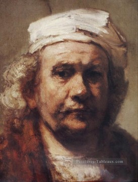 Autoportrait Det Rembrandt Peinture à l'huile